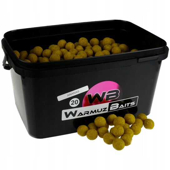 KULKI ZANĘTOWE KARPIOWE WARMUZ BAITS ANANAS W WIADERKU 16 MM 3 KG WARMUZ BAITS