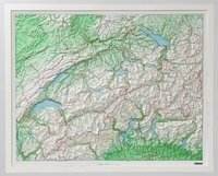 Kunststoffrelief Schweiz 1 : 500 000. Weiß Holz Kummerly Und Frey, Kummerly + Frey