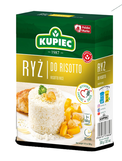 KUP.RYŻ DO RISOTTO 3X100G Kupiec