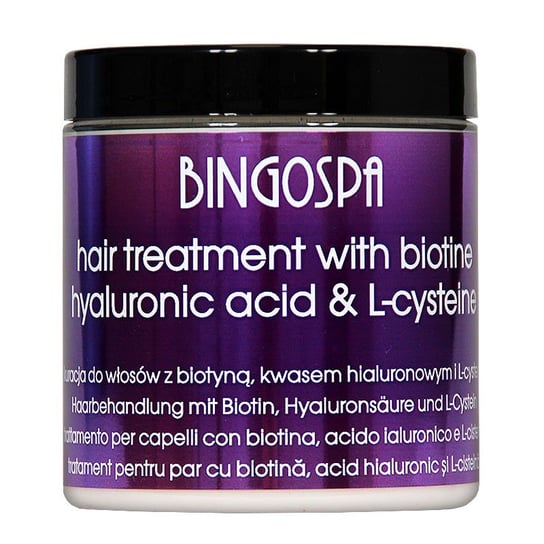 Kuracja do włosów z biotyną, kwasem hialuronowym i L-cysteiną BINGOSPA BINGOSPA