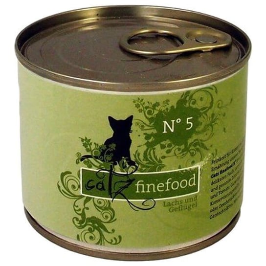 Kurczak z łososiem dla kota Catz Finefood No, 5, 200 g Catz Finefood