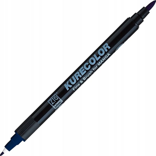 KURECOLOR FINE&BRUSH DEEP BLUE - marker KURECOLOR