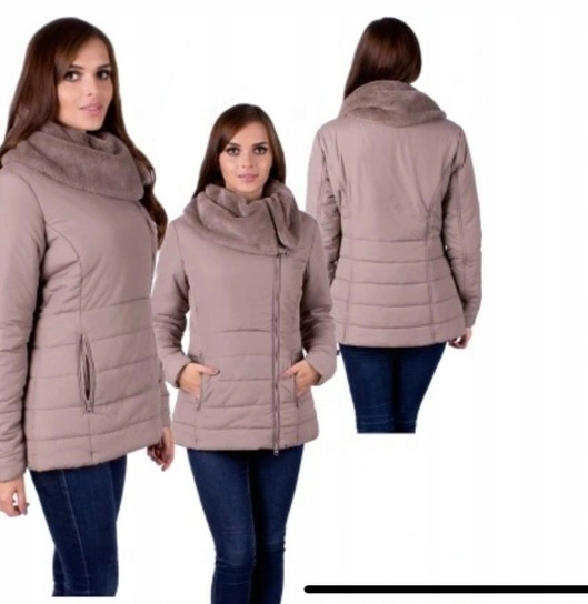 Kurtka Damska Ramoneska Do Samochodu Plus Size EMC