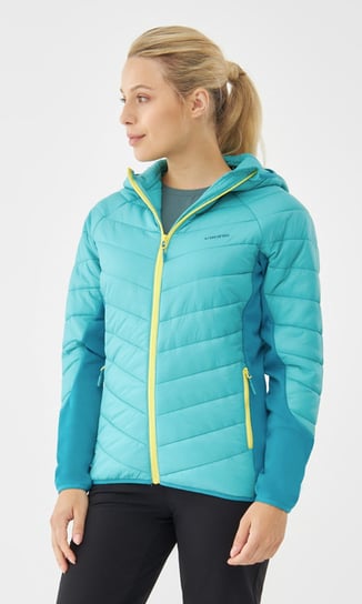 Kurtka damska z kapturem Viking Becky Warm Pro Primaloft 7000 turkusowy - XL Viking