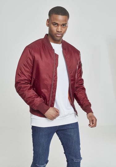 Kurtka Flyers Basic Bomber Burgundy-L Urban Classics