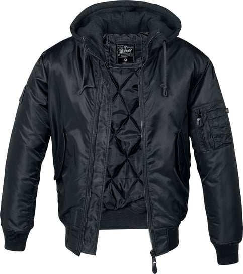 Kurtka Flyers Ma1 Jacket Black,  Z Kapturem-3Xl Brandit