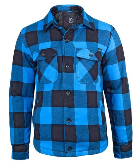 kurtka/koszula LUMBERJACKET black/blue-M Brandit