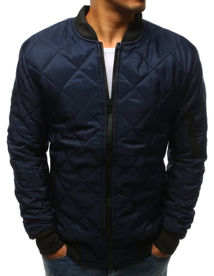 Kurtka męska pikowana bomber jacket granatowa TX2217-L Inna marka