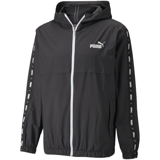 Kurtka męska Puma ESS+TAPE Windbreaker czarna 847477 01-L Puma