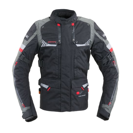 Kurtka motocyklowa turystyczna W-TEC Excellenta Evo, Szary, 4XL W-TEC