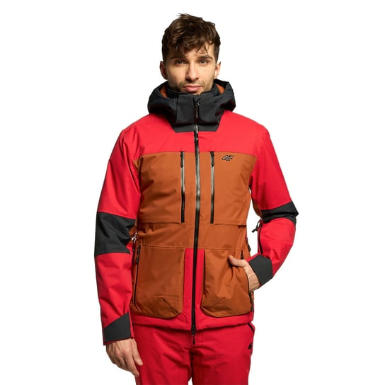 Kurtka narciarska męska 4F czerwona H4Z22-KUMN012 XL 4F