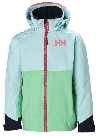 Kurtka przejściowa membranowa Helly Hansen Jr Ascent miętowy 122/128 Helly Hansen