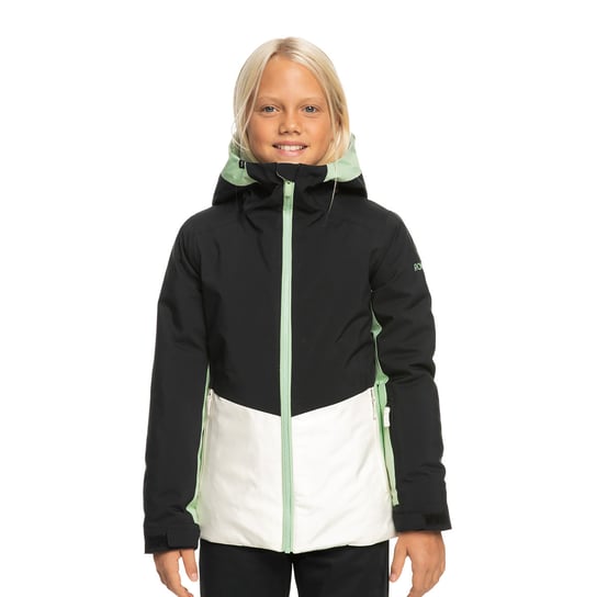 Kurtka snowboardowa dziecięca ROXY Silverwinter Girl true black 12/L Roxy