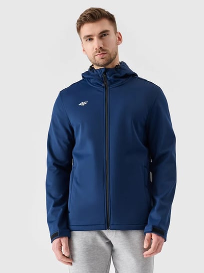 Kurtka softshell wiatroodporna membrana 5 000 męska 4F NOSH4SFM001B-31S Granatowy 4F