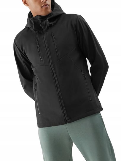 Kurtka softshell wiatroodporna z membrana NeoDry 8K 4F 4FWSS24TSOFM224-20S Czarny 4F