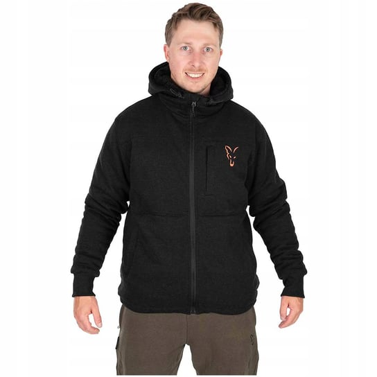 KURTKA WĘDKARSKA FOX COLLECTION SHERPA JACKET BLACK ORANGE R. S Fox