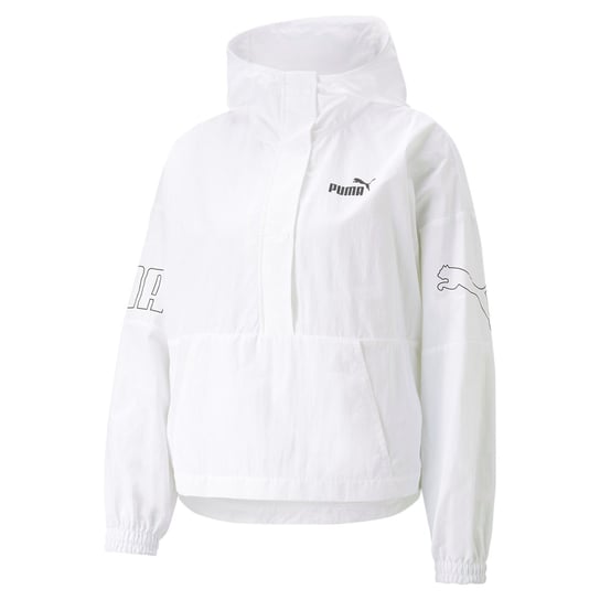 Kurtka z kapturem damska Puma POWER 1/2 ZIP biała 67325502-S Inna marka