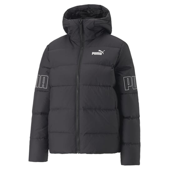 Kurtka z kapturem damska Puma POWER DOWN PUFFER czarna 84939401-L Puma