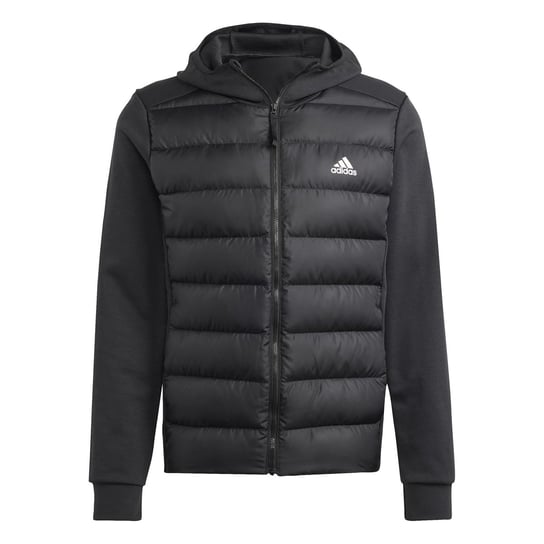 Kurtka z kapturem męska adidas ESSENIALS HYBRID DOWN czarna HZ4430-XXL Inna marka