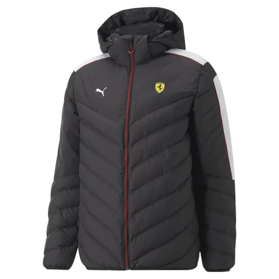 Kurtka z kapturem męska Puma FERRARI RACE MT7 ECOLITE DOWN czarna 53582501-L Puma