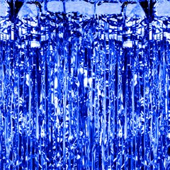 Kurtyna ciemno niebieska 100 x 200 cm PartyPal