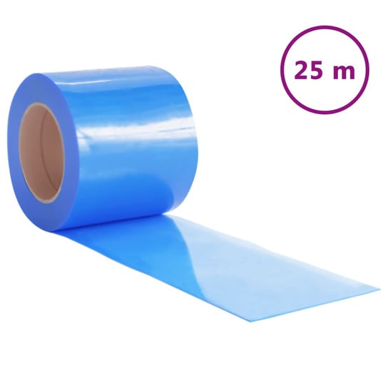 Kurtyna Drzwiowa PVC 200mm x 1,6mm, Niebieska, 25m / AAALOE Inna marka
