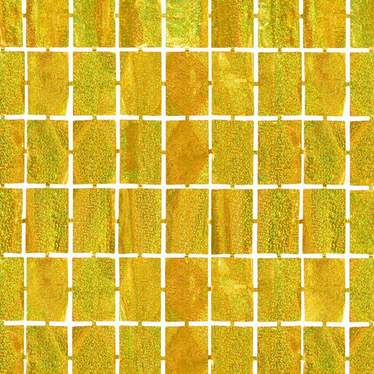 Kurtyna ścianka kwadraty holograficzna złota 200cm Inna marka