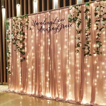 Kurtyna świetlna LED 3x3 Dekoracja tło ślub wesele HACZYKI różne kolory Inny producent