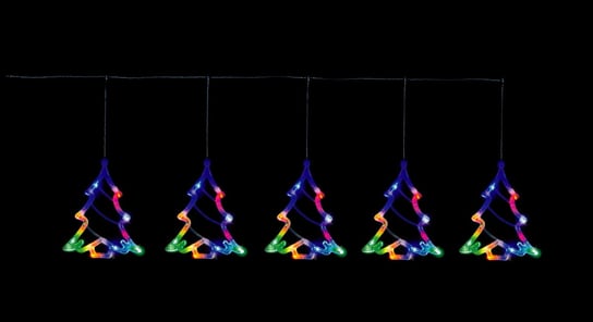 Kurtyna Świetlna Led Multikolor Choinki 1,6 M Inna marka