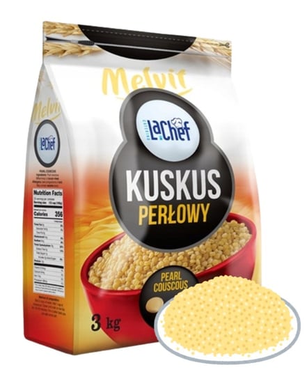 Kuskus perłowy Melvit La Chef 3 kg kasza perłowa duża paczka Inna marka