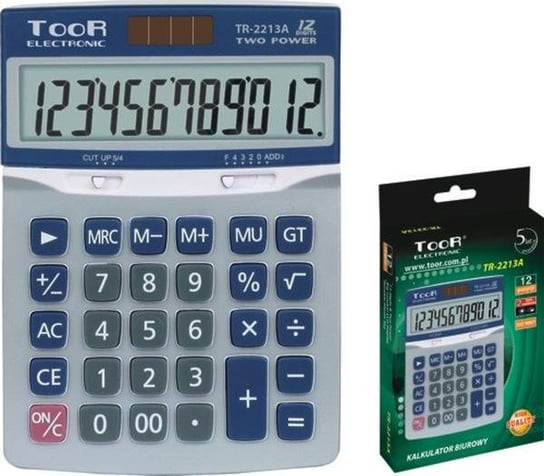 KW Trade, kalkulator biurowy, TooR TR-2213A Toor TARGI