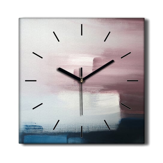 Kwarcowy zegar na płótnie Poziome linie 30x30 cm, Coloray Coloray