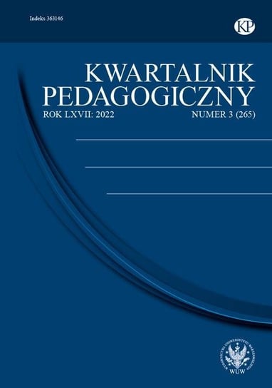 Kwartalnik Pedagogiczny 2022/3 Madalińska-Michalak Joanna