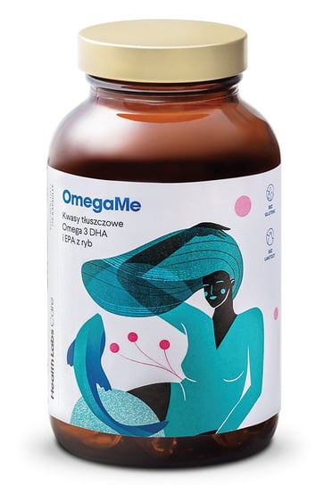 Kwasy Tłuszczowe Omega-3 Z Ryb (Omega Me) Suplement diety, 60 kaps. - Health Labs Health Labs
