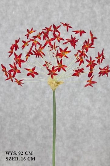Kwiat dekoracyjny EUROFIRANY STAR, czerwony, 6 szt. Eurofirany