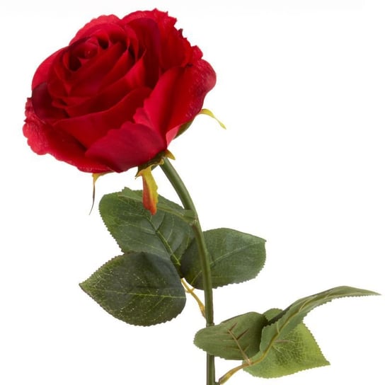 Kwiat Sztuczny Róża Czerwona X12 Eurofirany