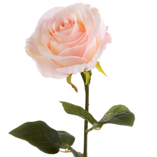 Kwiat Sztuczny Róża Jasnoróżowa X12 Eurofirany
