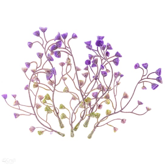 Kwiatki dzwonki 6 szt. fioletowe dpCraft