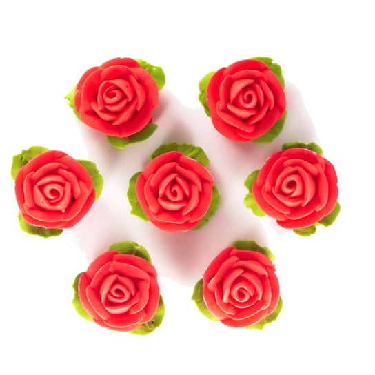 Kwiaty Cukrowe Czerwone Róże Na Tort Urodzinowy Inna marka