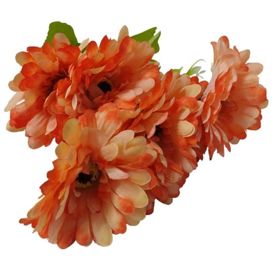 Kwiaty dekoracyjne Bukiet Gerbera pomarańczowy pomarańczowy Wisan