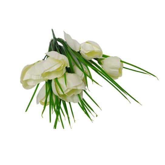 Kwiaty dekoracyjne Bukiet Krokus biały biały Wisan