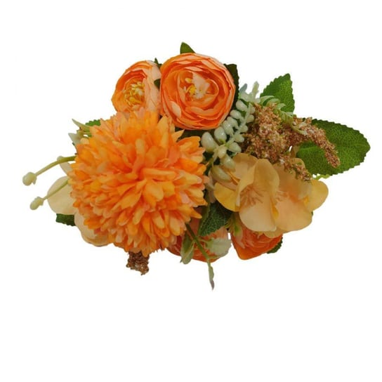 Kwiaty dekoracyjne Bukiet Peunika pomarańczowy pomarańczowy Wisan