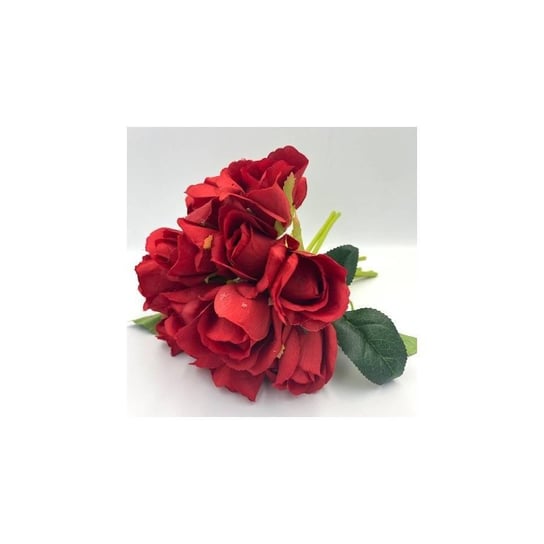 Kwiaty dekoracyjne Bukiet Roża czerwony czerwony Wisan