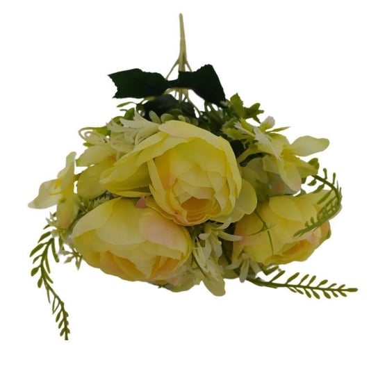 Kwiaty dekoracyjne Bukiet różyczek żółty żółty Wisan