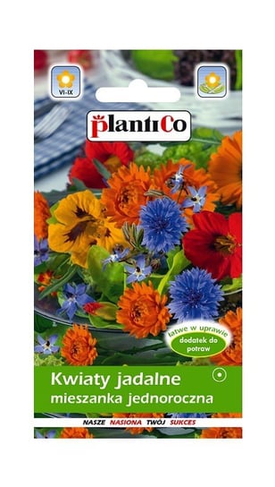 Kwiaty jadalne mieszanka jednoroczna 4 g Plantico Inna marka