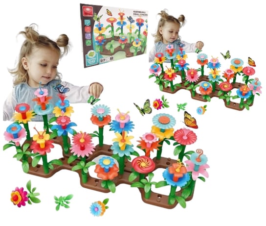 Kwiaty układanka Kreatywny Ogród 76 el. Pegaz Toys