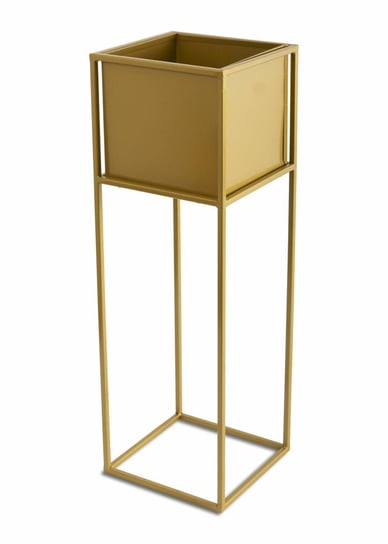 Kwietnik metalowy skrzynia 70 x24 cm : Kolor - Złoty MIA home