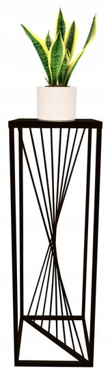 Kwietnik metalowy stojący RIVER czarny 70cm FRAMADO