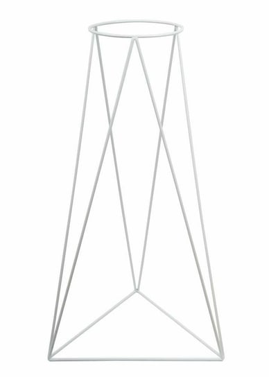 Kwietnik metalowy Triangle 90 cm : Kolor - Biały MIA home