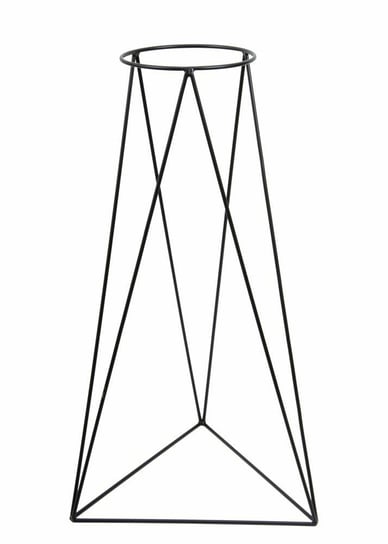 Kwietnik stojący QUBUSS, czarny, 45x60x40 cm QUBUSS